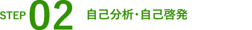 STEP02 自己分析・自己啓発